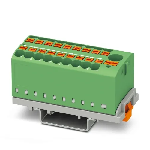 One Day Deal Phoenix Contact 3273118 Distribution block PTFIX 6/18X2,5-NS35 GN